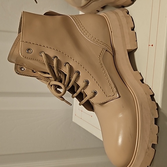 💯Auth Alexander McQueen pink leather boots Ladies Size 9 - Picture 6 of 13